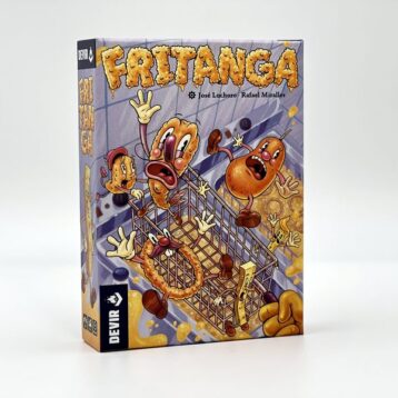 Fritanga Multilanguage Edition party card game box featuring colorful Latin food art available at 3Kitties Belize