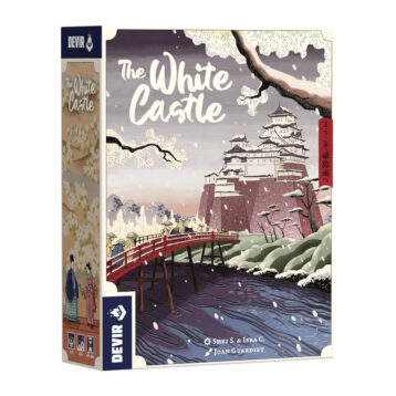 The White Castle Duel multilanguage board game box and components — available at 3Kitties