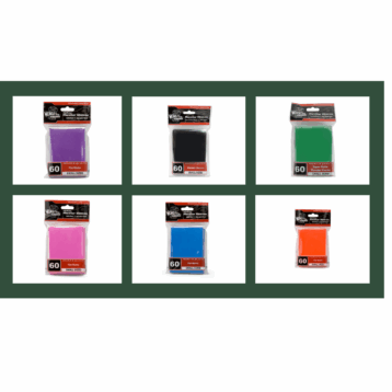 Monster Sleeves Small Size no logo for Yu-Gi-Oh in six matte colors