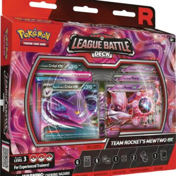 Team Rocket’s Mewtwo ex League Battle Deck Pokémon TCG box