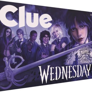 CLUE Wednesday Board Game English edition with custom Nevermore Academy board