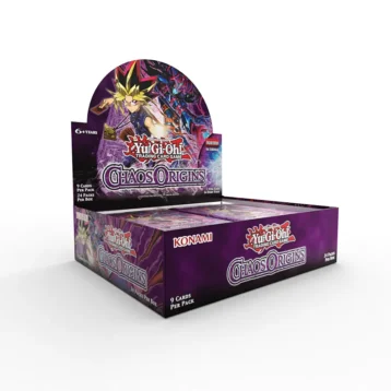 Yu-Gi-Oh Chaos Origins Booster Box sealed product with packs and cards