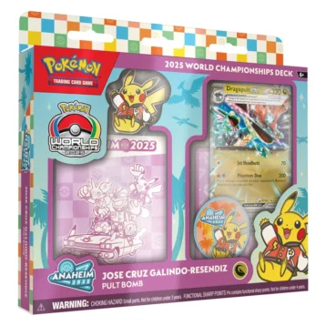 Pokémon TCG 2025 Pokémon World Championships Deck complete set with accessories