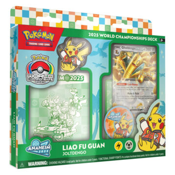 Pokémon TCG 2025 Pokémon World Championships Deck complete set with accessories