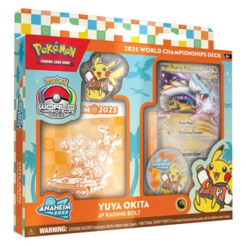 Pokémon TCG 2025 Pokémon World Championships Deck complete set with accessories