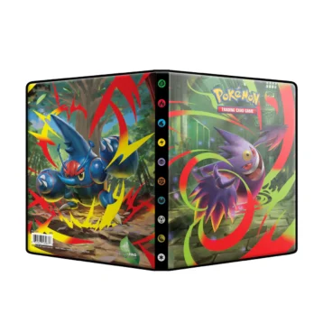 Pokémon Mega Gengar 4 Pocket Portfolio with Mega Heracross artwork for card storage