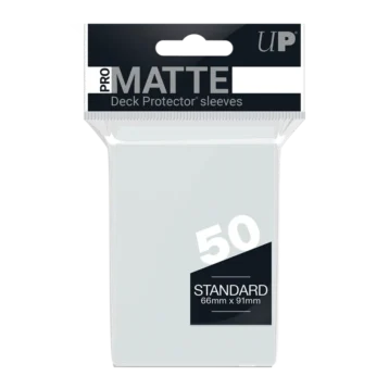 PRO Matte Deck Protector Sleeves Clear 50ct standard card sleeves