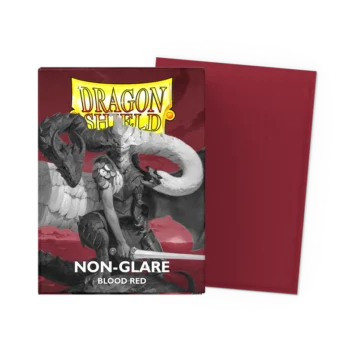 Blood Red Matte Non-Glare Sleeves Standard red card sleeves