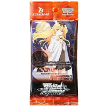 Weiss Schwarz Arifureta Booster Pack with anime characters and rare signed cards