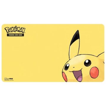 Ultra Pro Pikachu Playmat for Pokemon with vibrant artwork and non-slip base