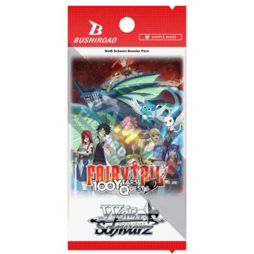 Weiss Schwarz Fairy Tail 100 Years Quest booster pack with rare signed and serial cards