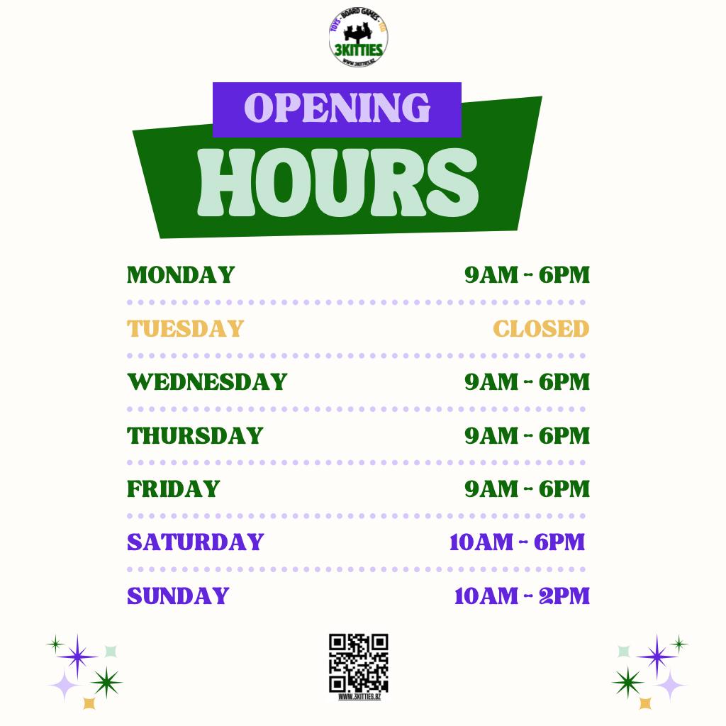 3kitties opening hours