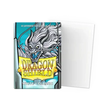 White Classic Sleeves Japanese Size bright white card sleeves