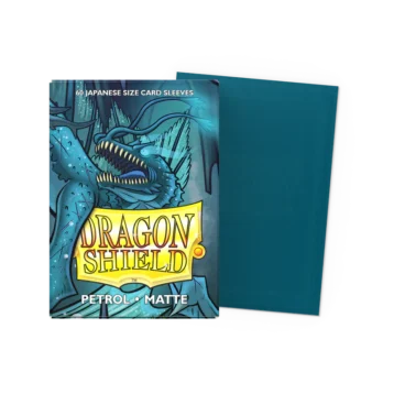 Petrol Matte Sleeves Japanese Size deep blue matte card sleeves