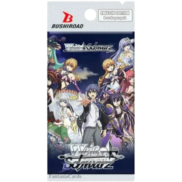 Weiss Schwarz Date A Live Vol 2 booster pack with anime characters and rare cards