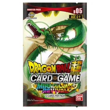 Dragon Ball Super Card Game Miraculous Revival DBS-B05 booster pack artwork