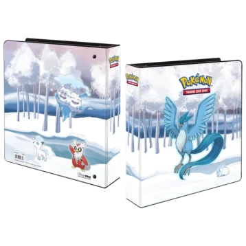 Ultra Pro Pokémon Frosted Forest 2 Inch Album featuring Articuno and Alolan Vulpix