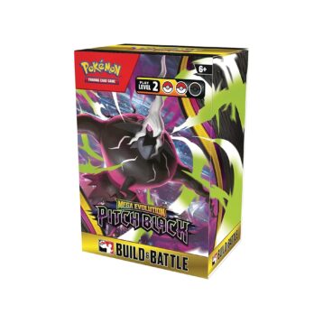 Pokémon TCG Mega Evolution Pitch Black Build and Battle Box with promo card and booster packs
