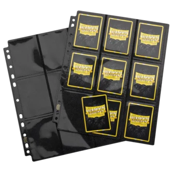 18 Pocket Pages for Japanese size trading cards with sideloading ultra clear pockets