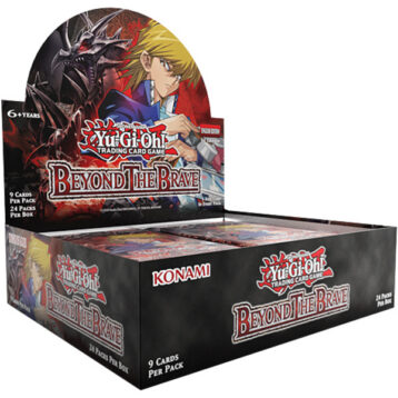 Yu-Gi-Oh Beyond the Brave Booster Box containing 24 booster packs and new archetype support cards