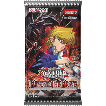 Yu-Gi-Oh Beyond the Brave Booster Pack sealed trading card game pack