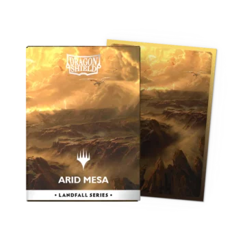 Dragon Shield Arid Mesa Matte Dual Art Sleeves Landfall Series pack of 100 standard-size trading card sleeves.