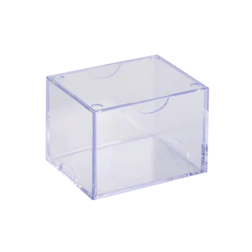 Dragon Shield Strongbox Clear acrylic deck box for 100+ double-sleeved trading cards.