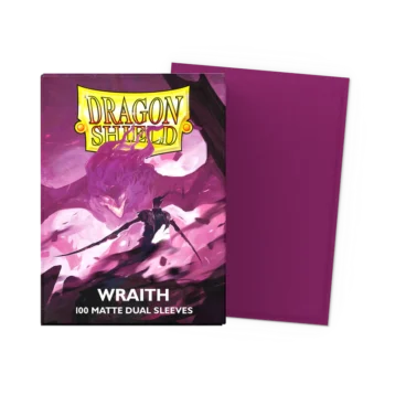 Dragon Shield Wraith Matte Dual Sleeves standard size pack of 100 premium trading card sleeves.