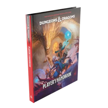 Player's Handbook 5.5e hardcover Dungeons & Dragons Fifth Edition core rulebook with 12 classes and 391 spells