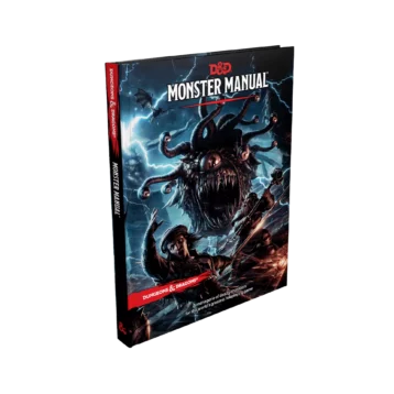 Monster Manual 5e hardcover Dungeons & Dragons Fifth Edition core rulebook featuring hundreds of monsters