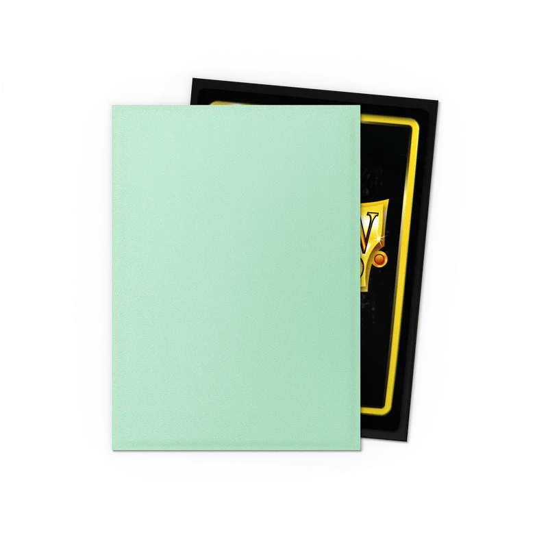 Dragon Shield Eucalyptus Matte Dual Sleeves standard size pack of 100 premium trading card sleeves.